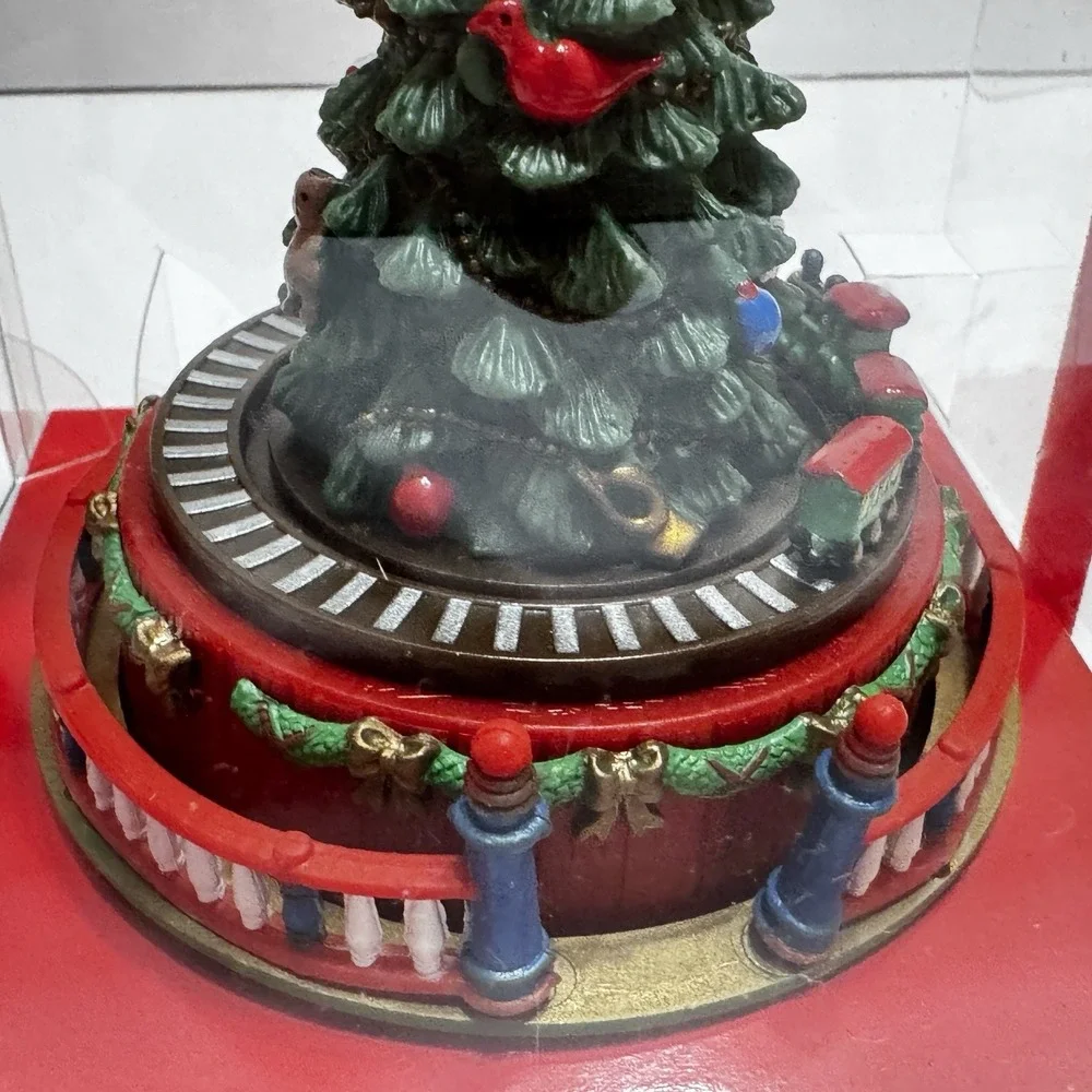 Mr. Christmas Animated Musical Tree Music Deck The Halls Wind Up
